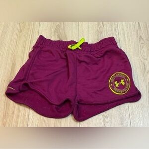 Under Armour Purple green Athletic Shorts